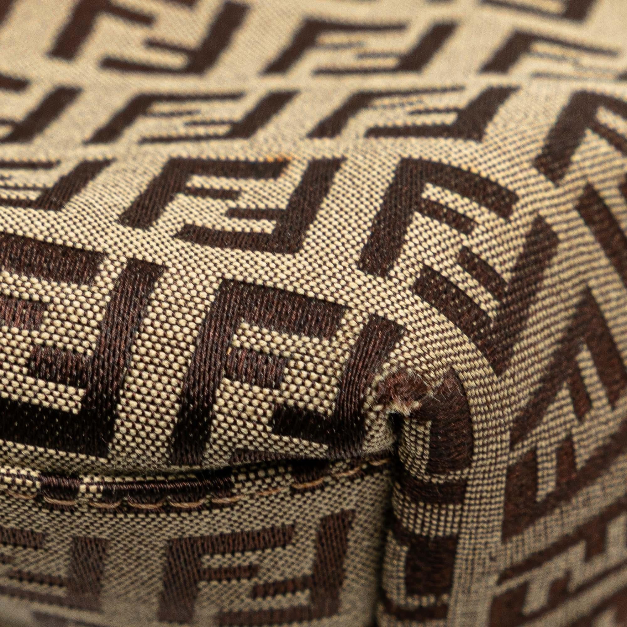 Fendi Mini Zucchino Canvas Superstar Tote