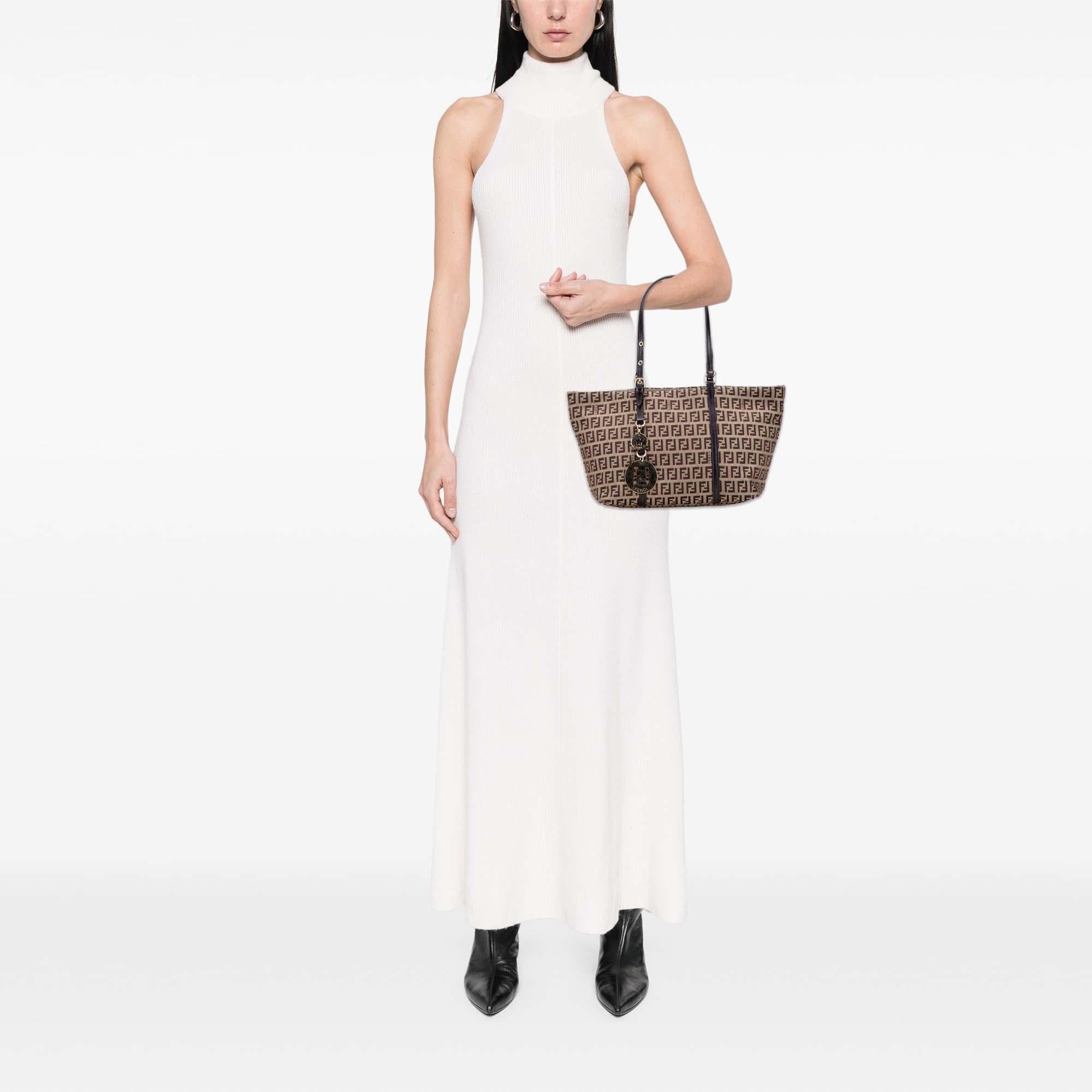 Fendi Mini Zucchino Canvas Superstar Tote