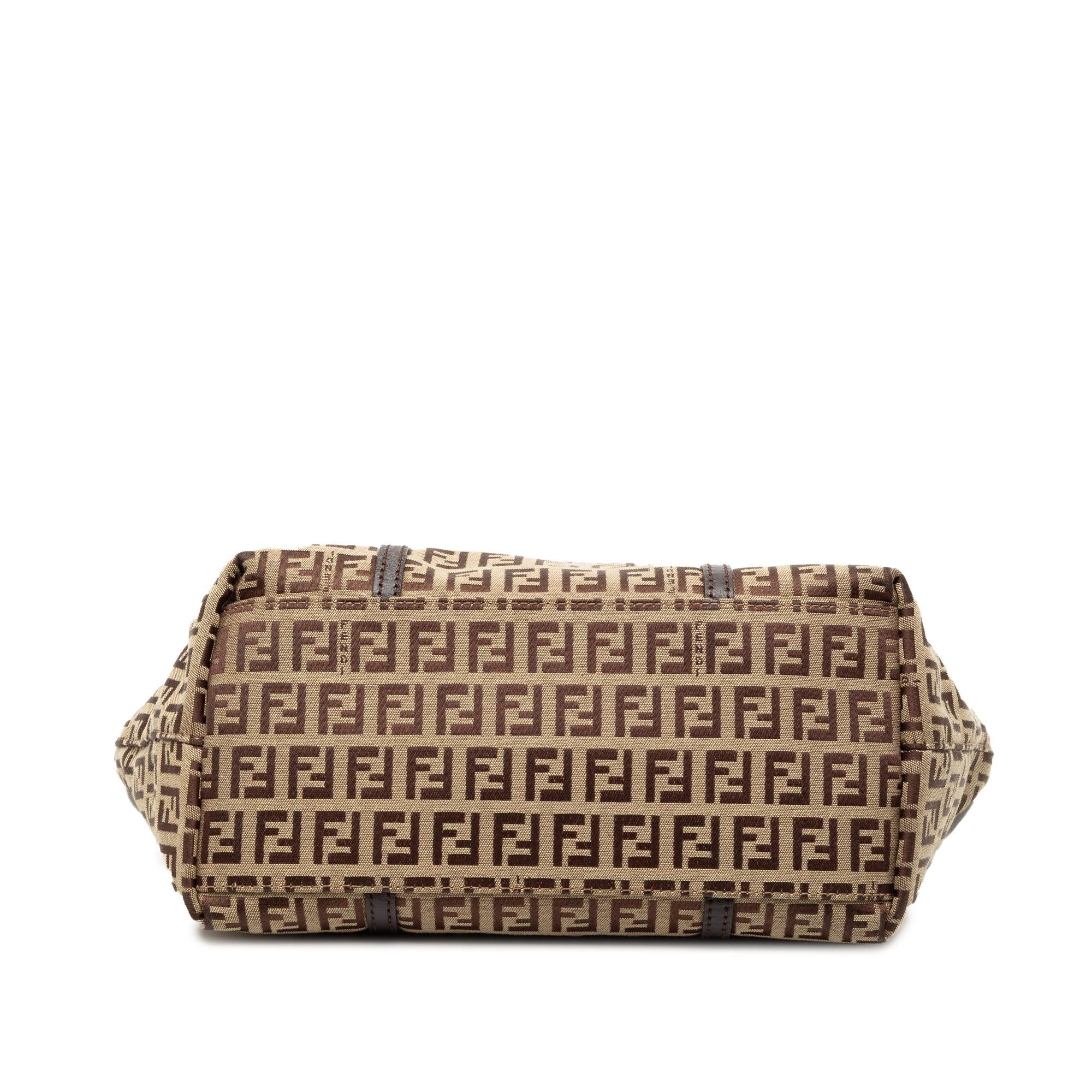 Fendi Mini Zucchino Canvas Superstar Tote