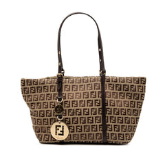 Fendi Mini Zucchino Canvas Superstar Tote