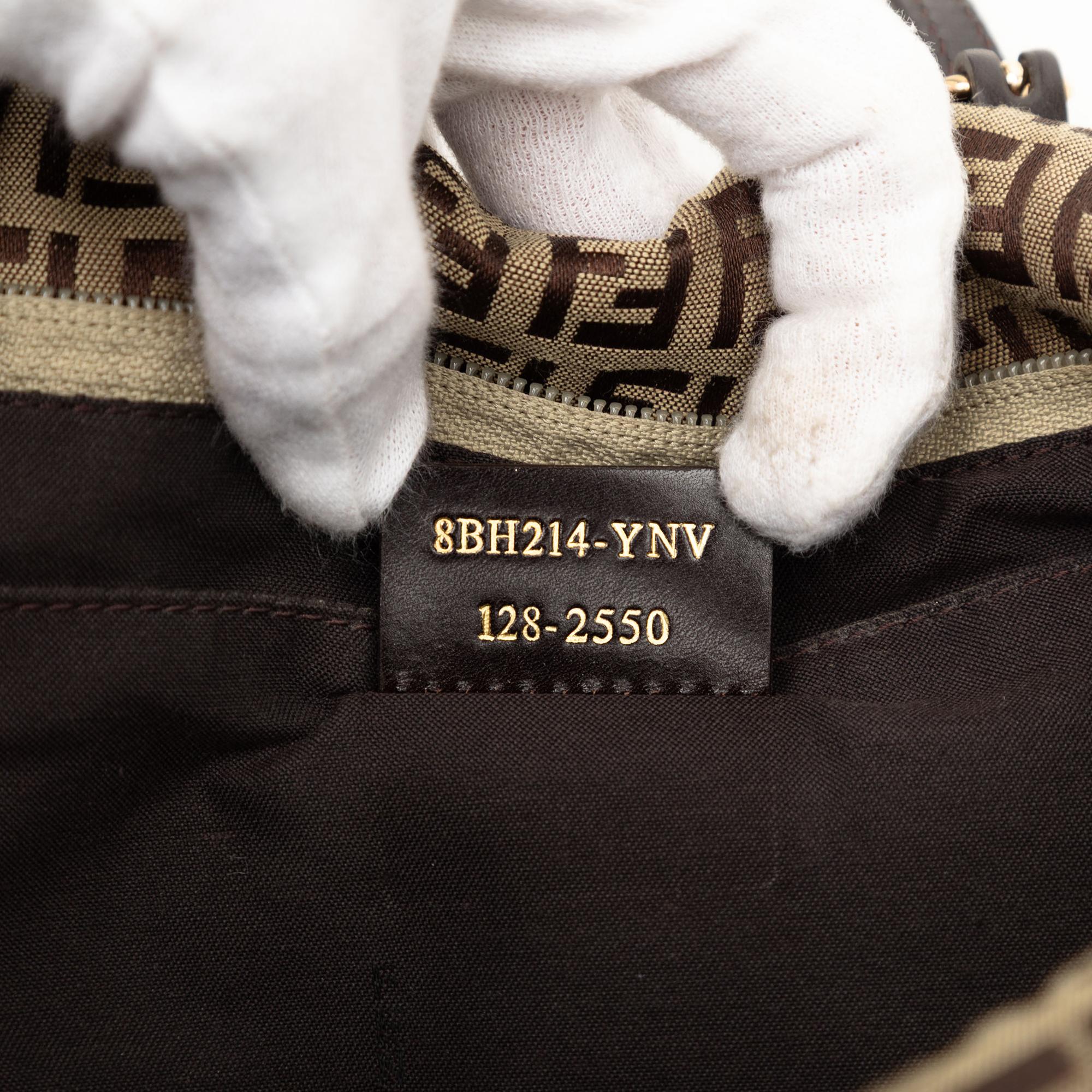 Fendi Mini Zucchino Canvas Superstar Tote