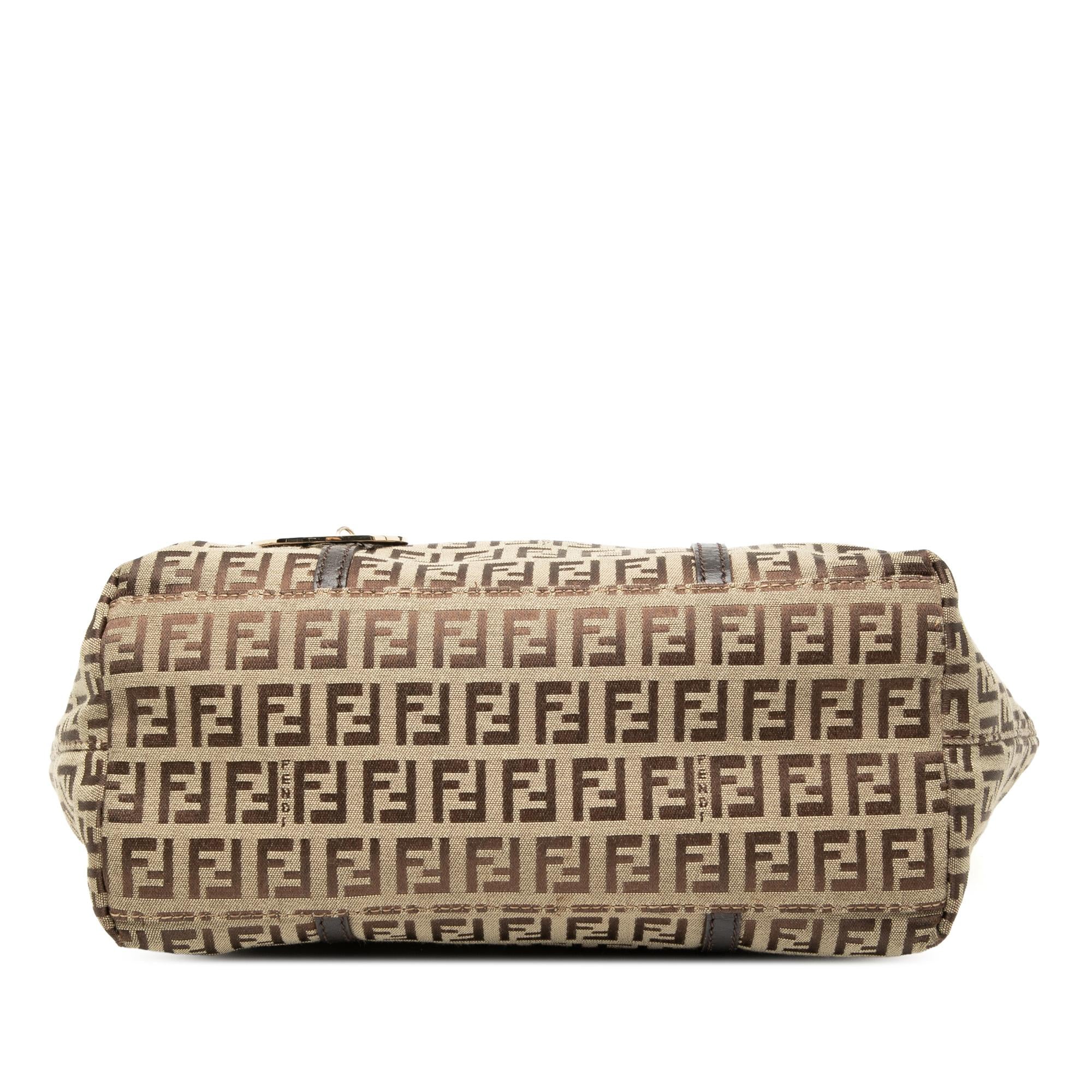 Fendi Mini Zucchino Canvas Superstar Tote