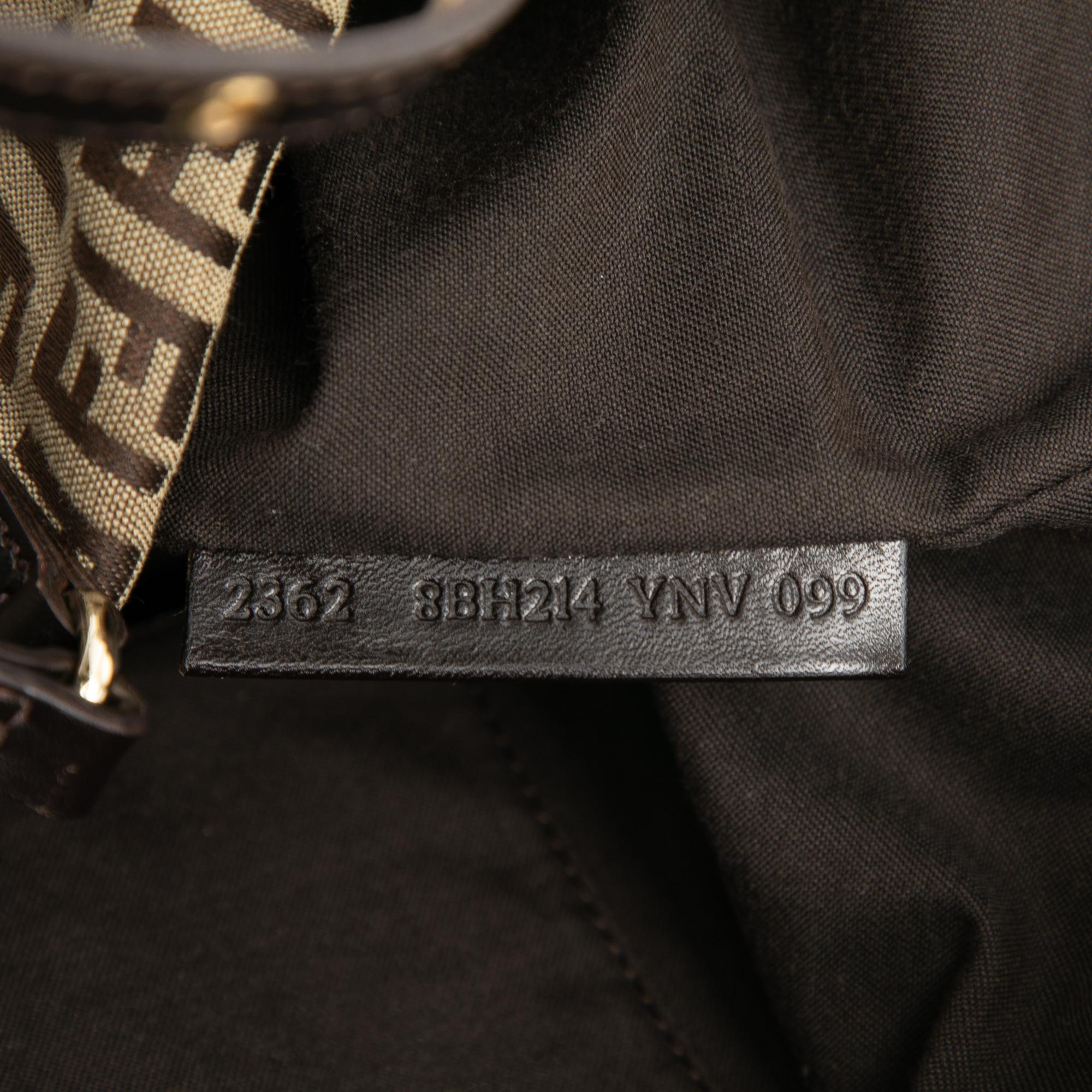 Fendi Mini Zucchino Canvas Superstar Tote