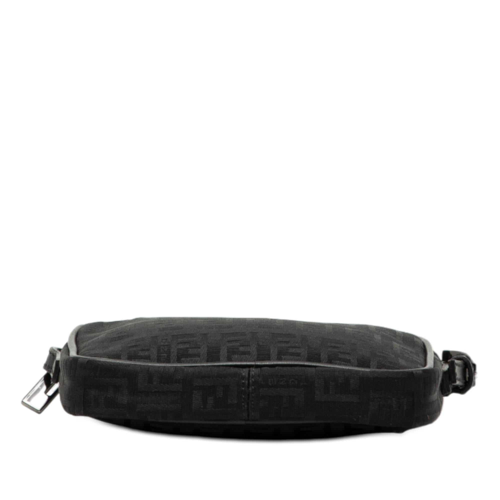 Fendi Mini Zucchino Canvas Zip Crossbody