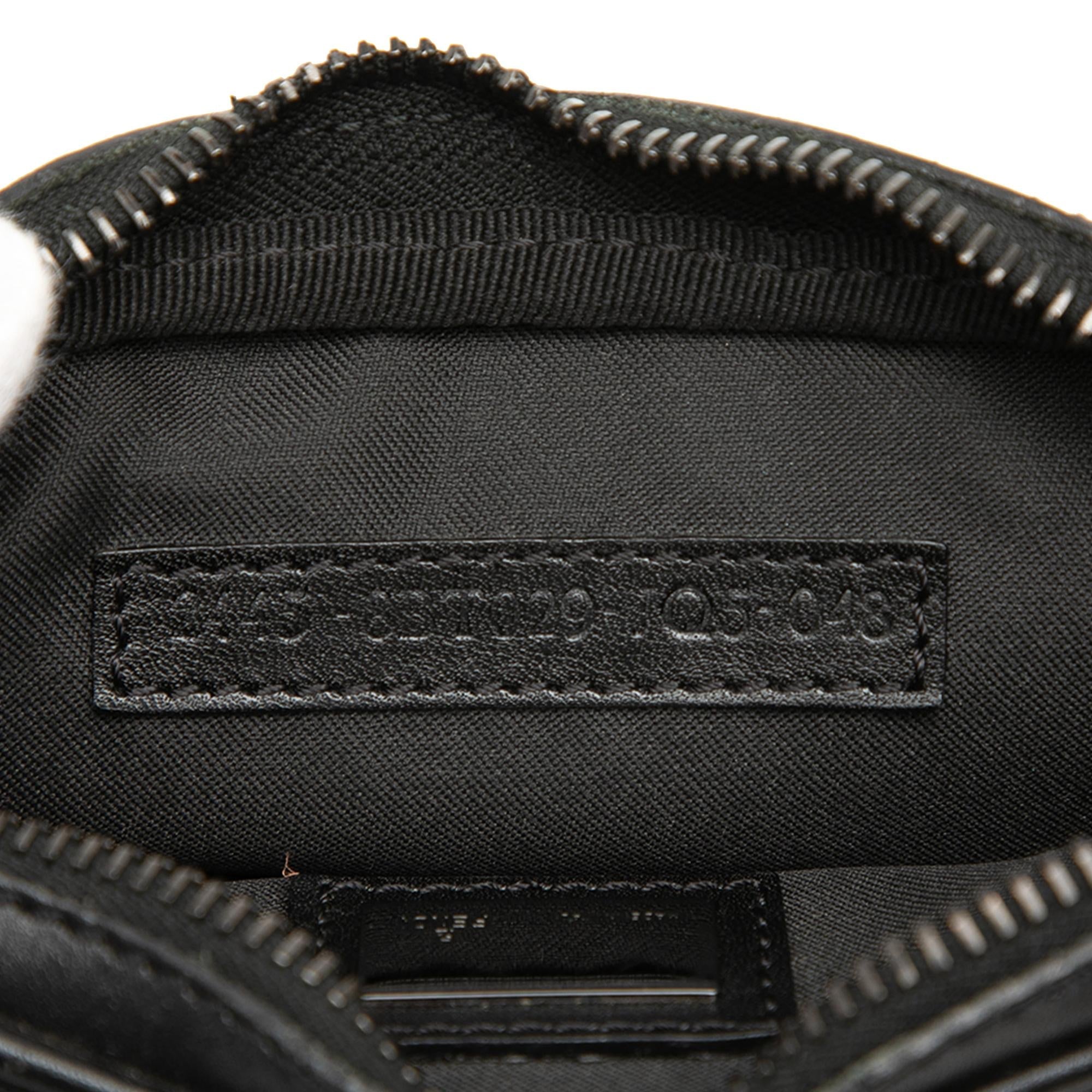 Fendi Mini Zucchino Canvas Zip Crossbody