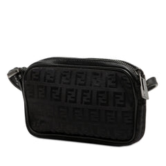 Fendi Mini Zucchino Canvas Zip Crossbody