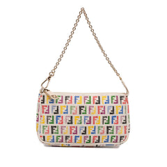 Fendi Multicolor Zucchino Spalmati Chain Pochette