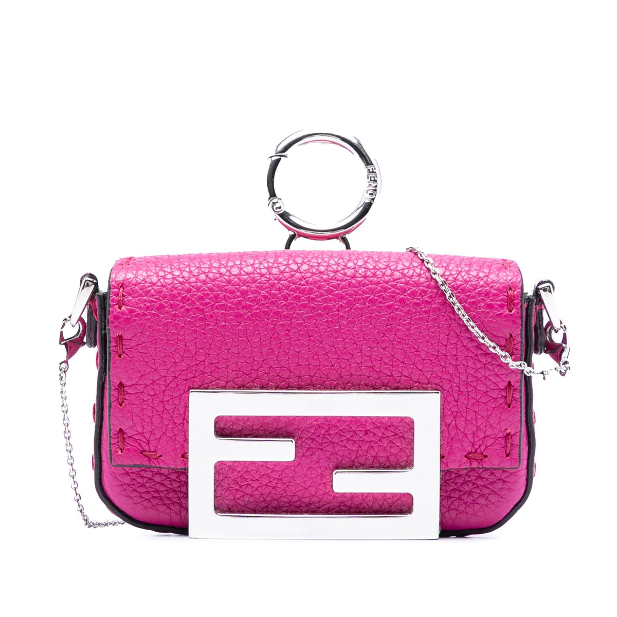 Fendi Nano Leather Baguette Charm