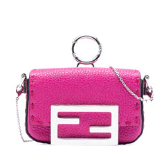 Fendi Nano Leather Baguette Charm