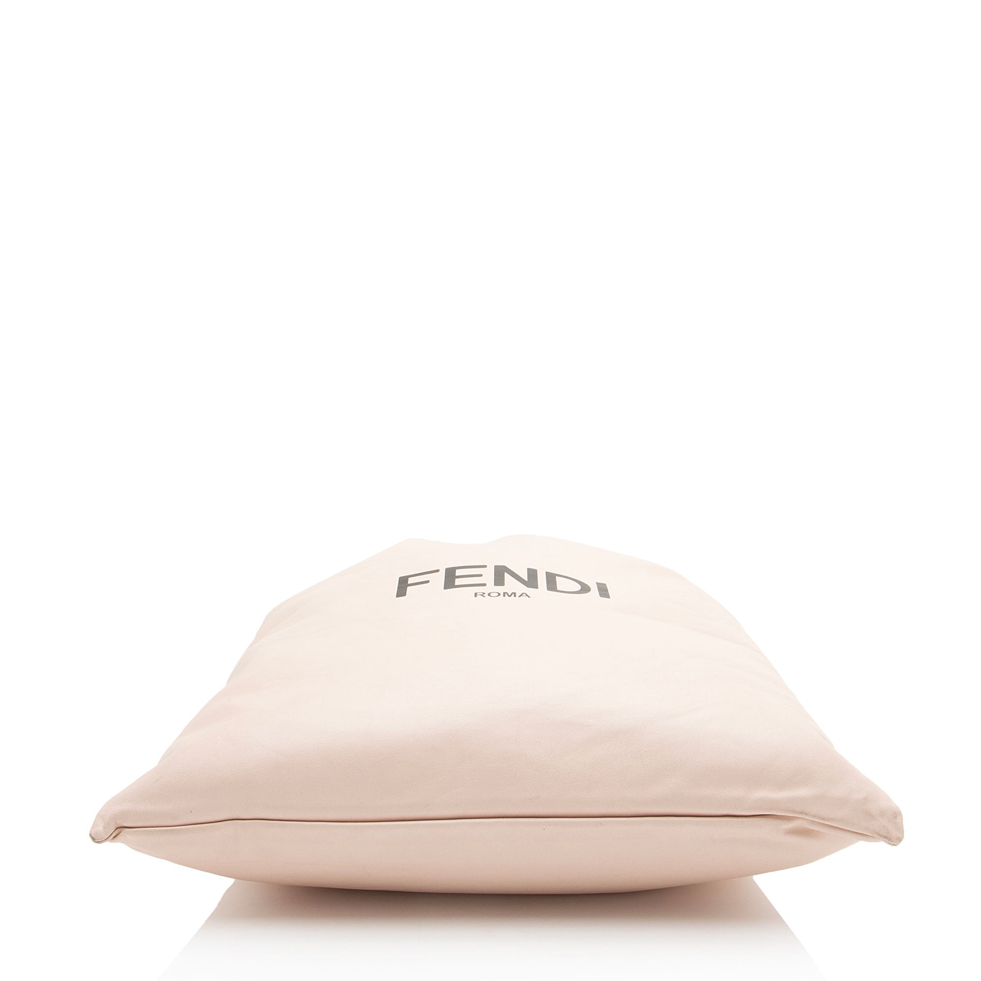 Fendi Nappa Leather Drawstring Medium Shoulder Bag