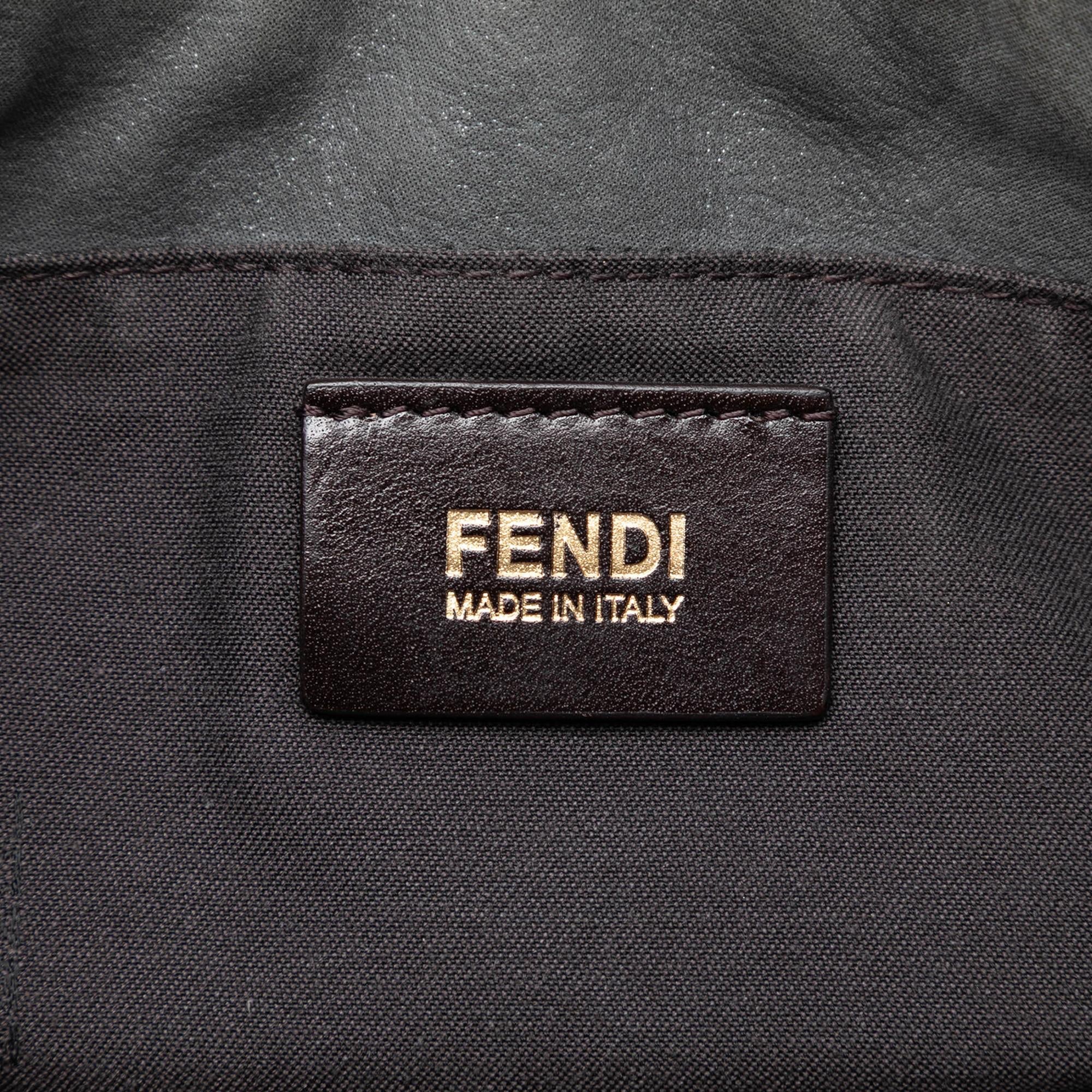 Fendi Nubuck FF Chains Tote