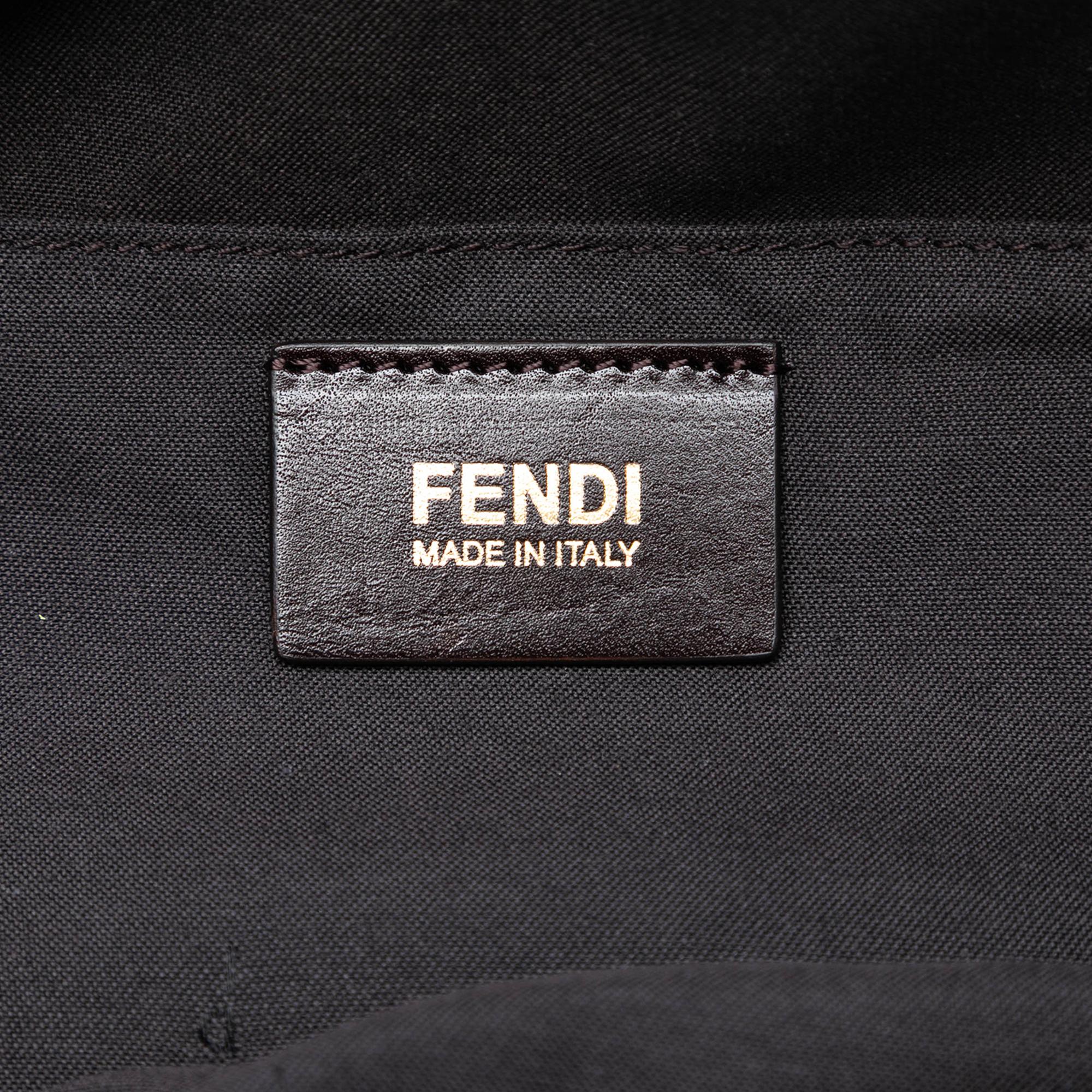 Fendi Nubuck FF Chains Tote