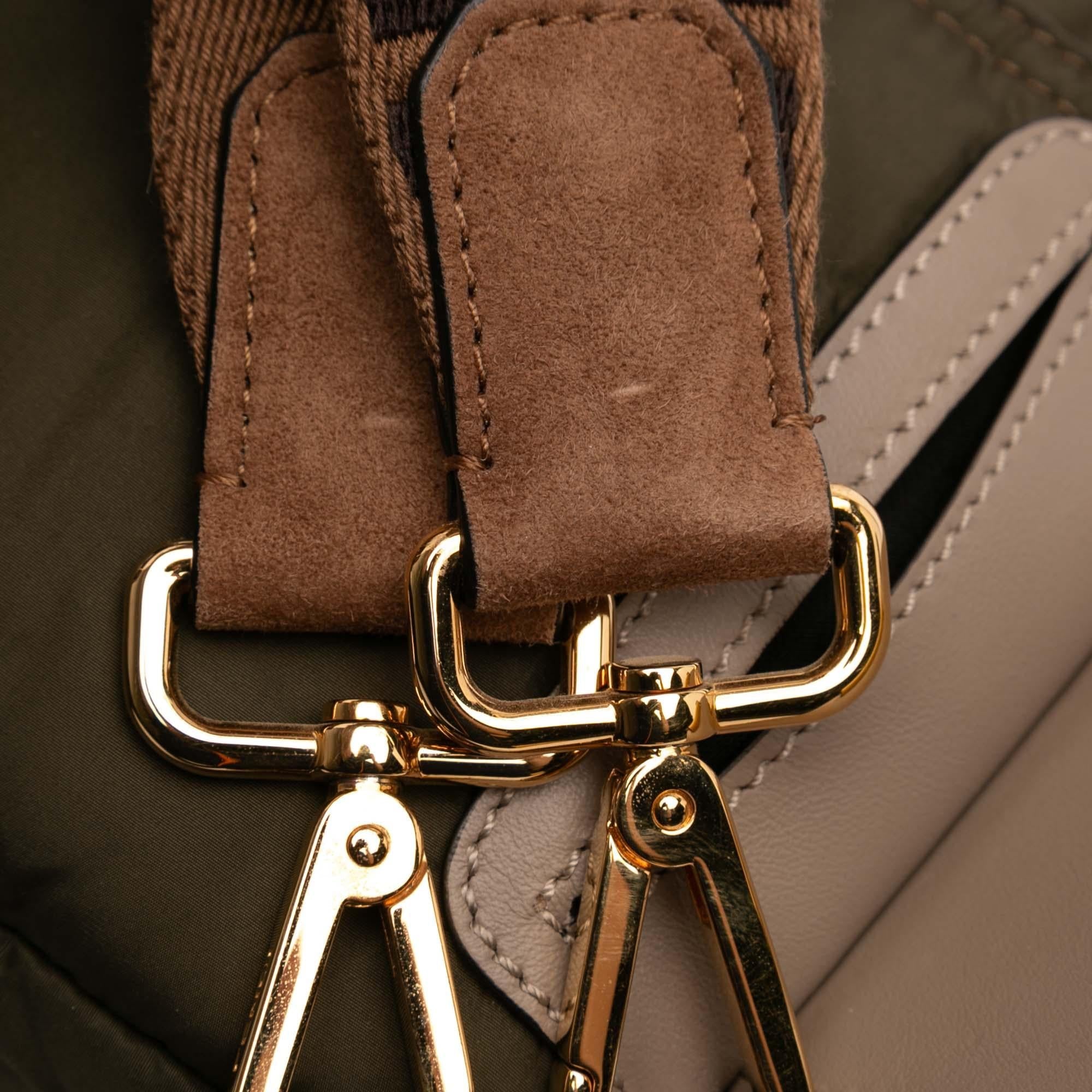 Fendi Nylon Convertible Baguette