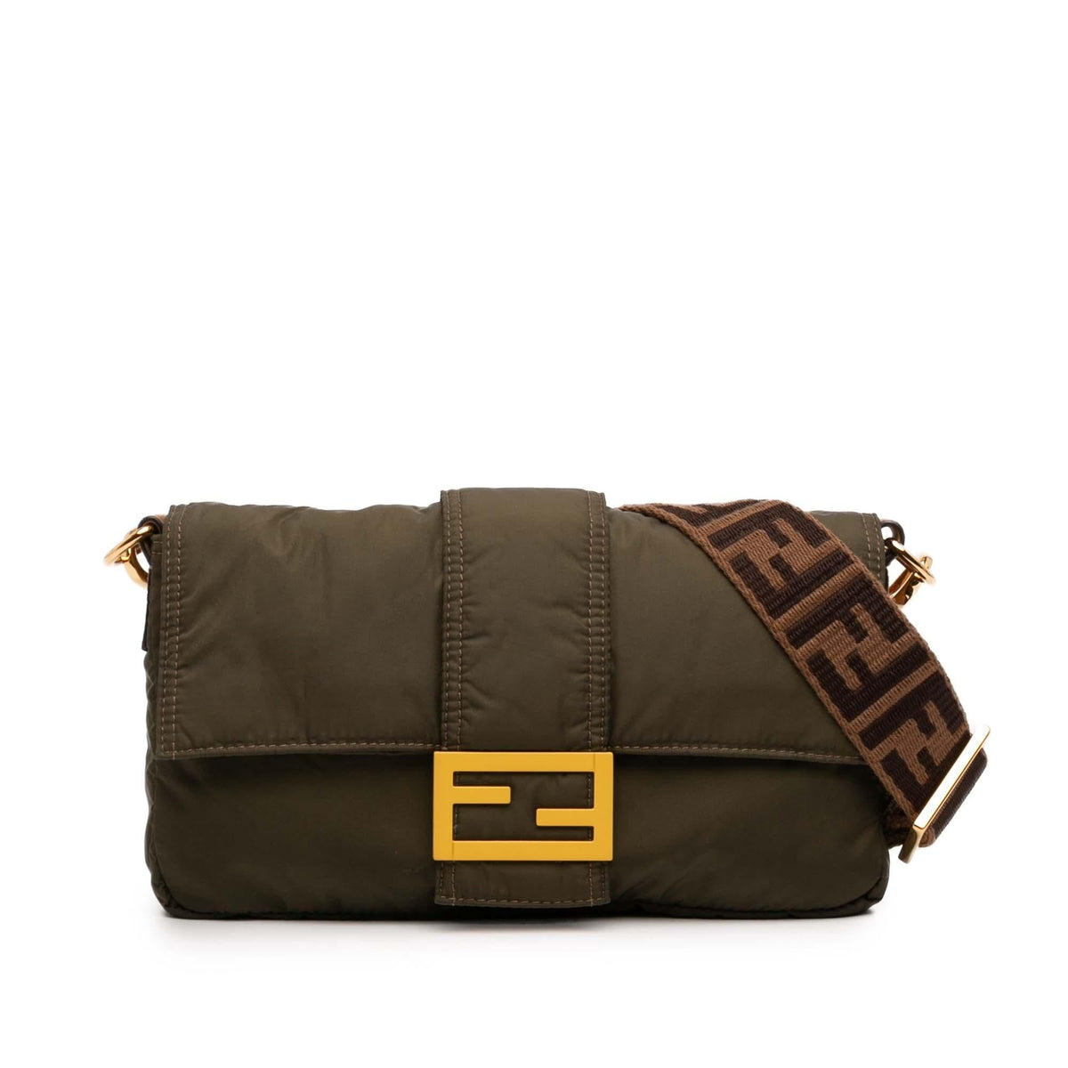 Fendi Nylon Convertible Baguette