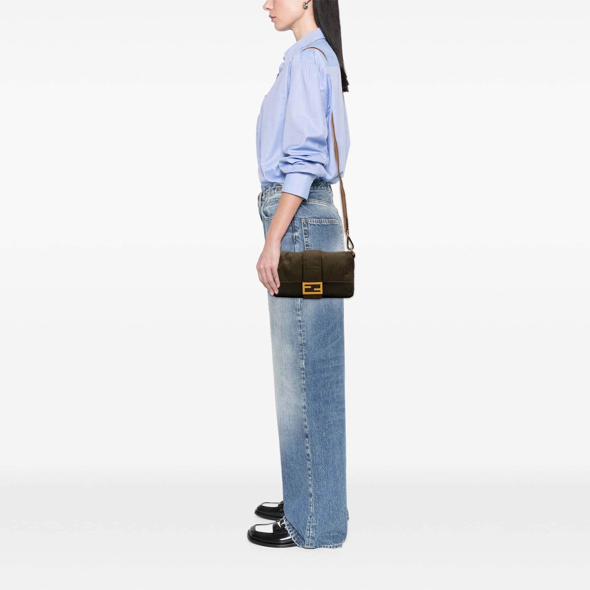 Fendi Nylon Convertible Baguette