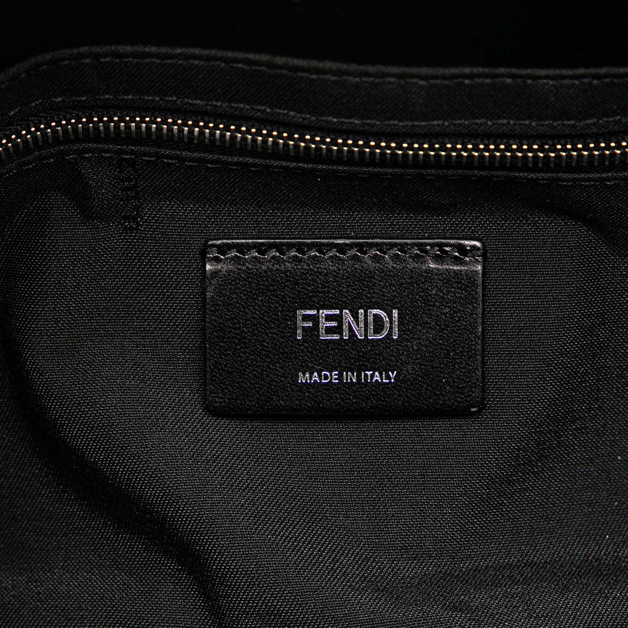 Fendi Nylon Karl Kollage Convertible Belt Baguette