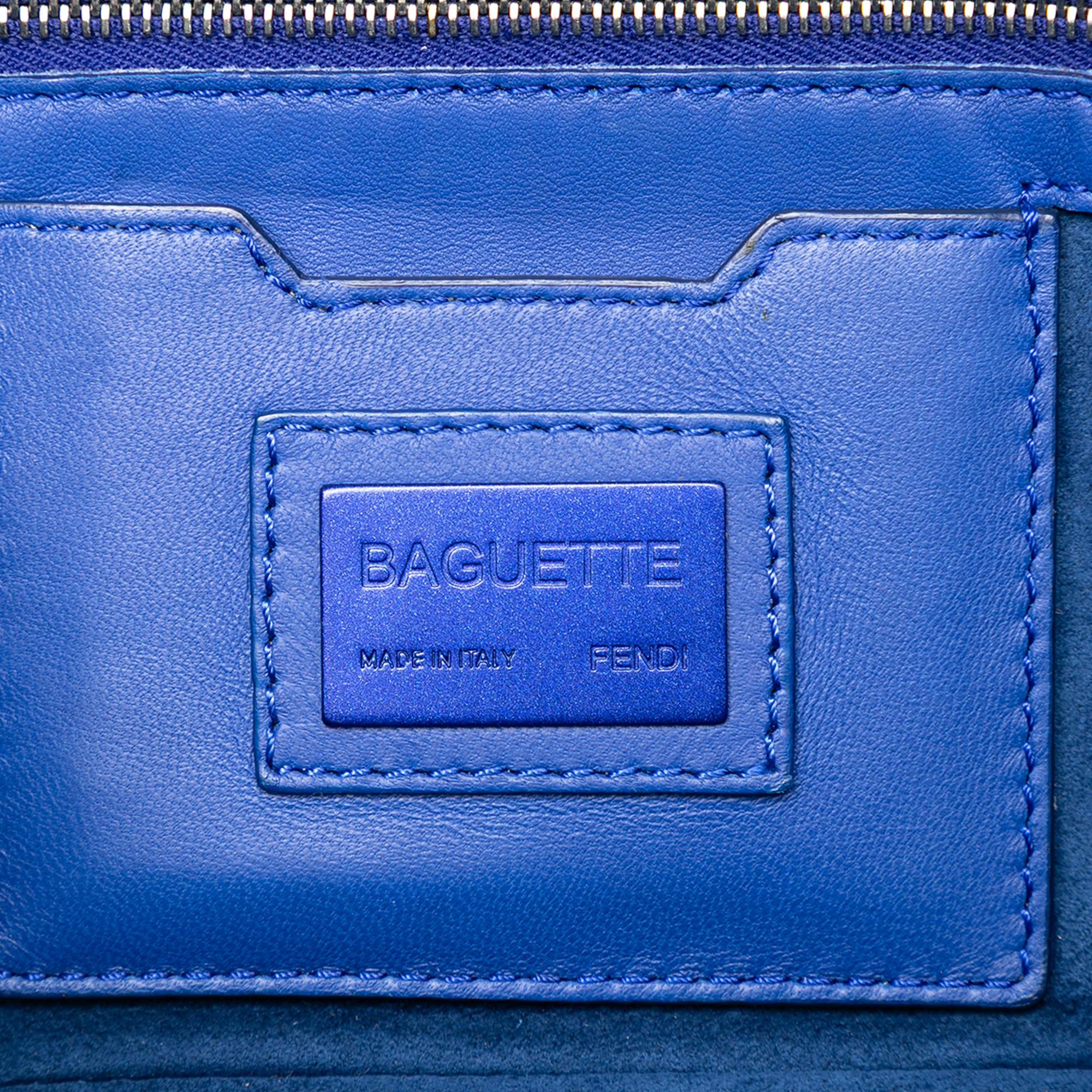Fendi Patchwork Leather QuTweet Bird Baguette