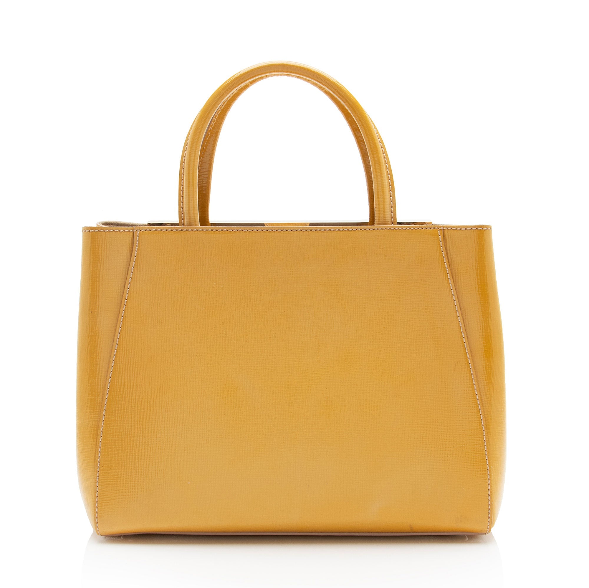 Fendi Patent Leather Petite 2Jours Tote
