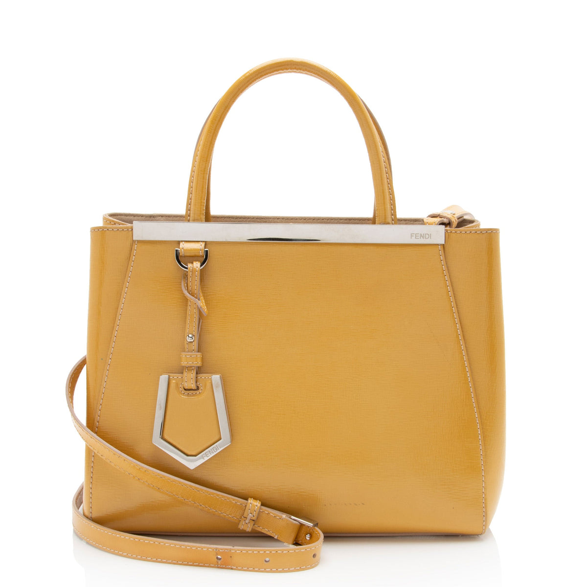 Fendi Patent Leather Petite 2Jours Tote