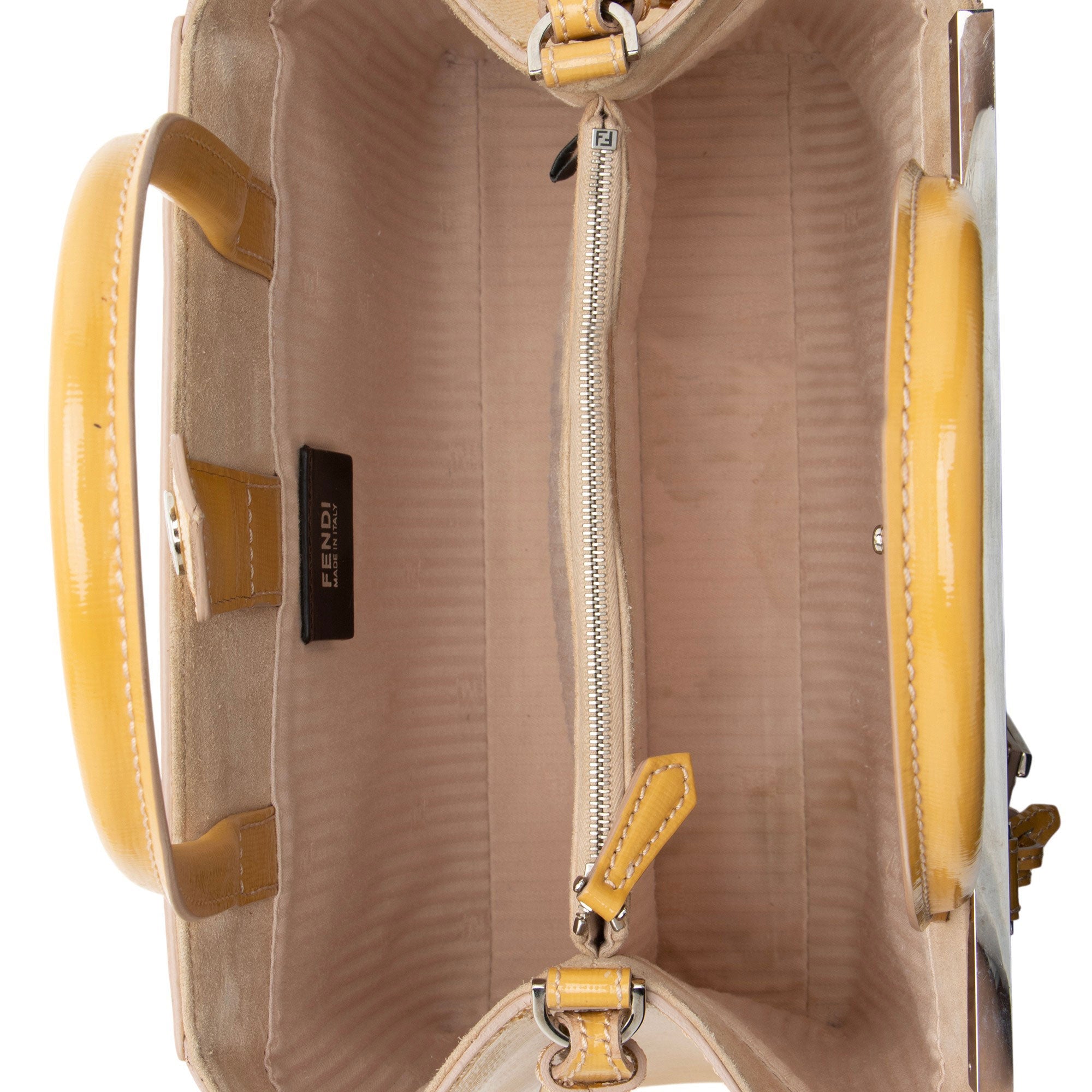 Fendi Patent Leather Petite 2Jours Tote