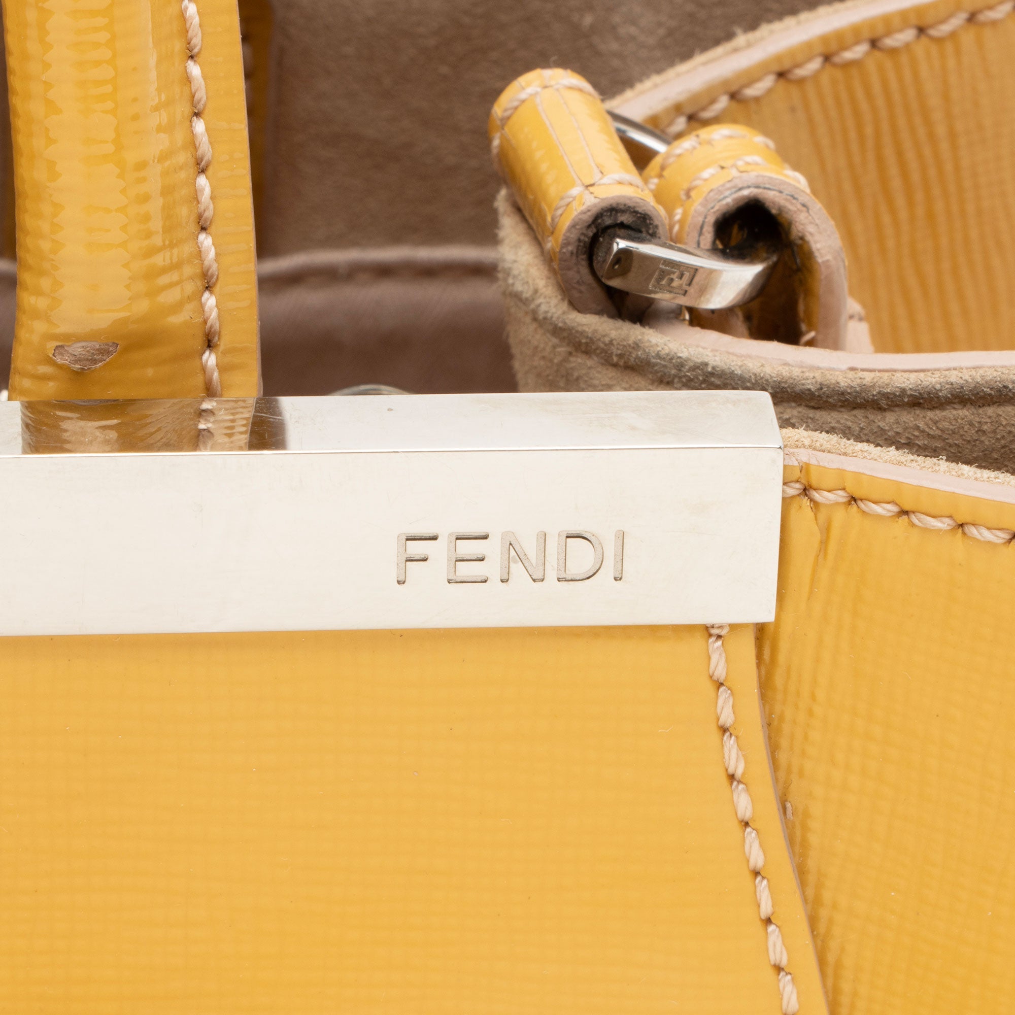 Fendi Patent Leather Petite 2Jours Tote