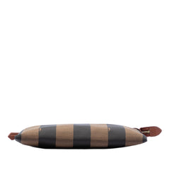 Fendi Pequin Canvas Clutch