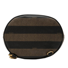 Fendi Pequin Coated Canvas Sling Bag