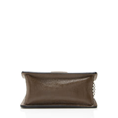 Fendi Perforated Leather Kan U Small Shoulder Bag
