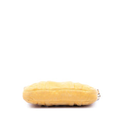 Fendi Pleated Nubuck FF Chain Pochette