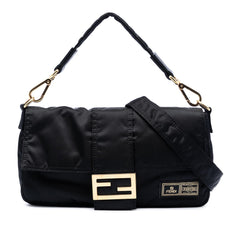 Fendi Porter Yoshida Nylon Convertible Baguette Satchel