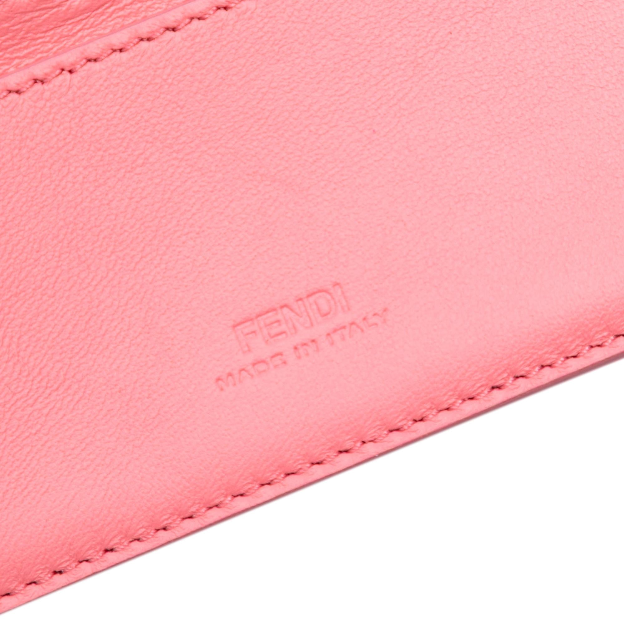 Fendi Satin Phone Pouch Baguette Satchel