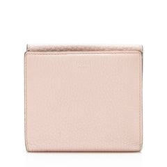 Fendi Selleria Leather Peakaboo Compact Wallet