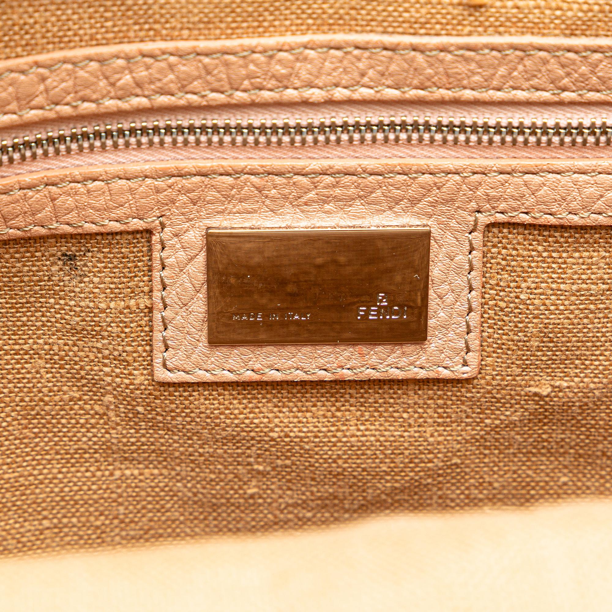 Fendi Selleria Zucca Canvas Crossbody