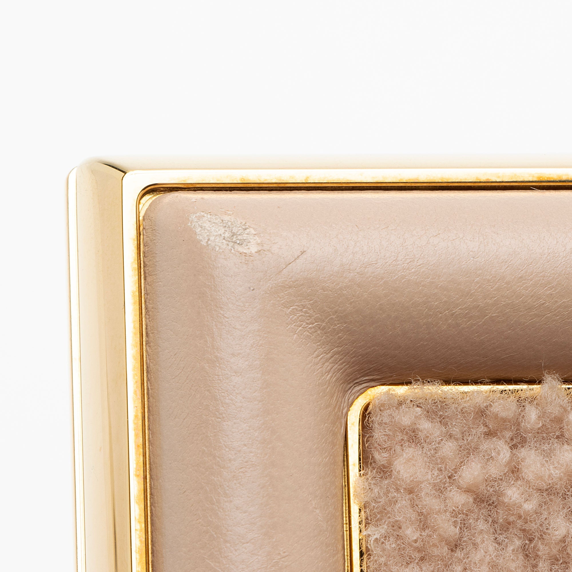 Fendi Shearling Fendi First Small Shoulder Bag