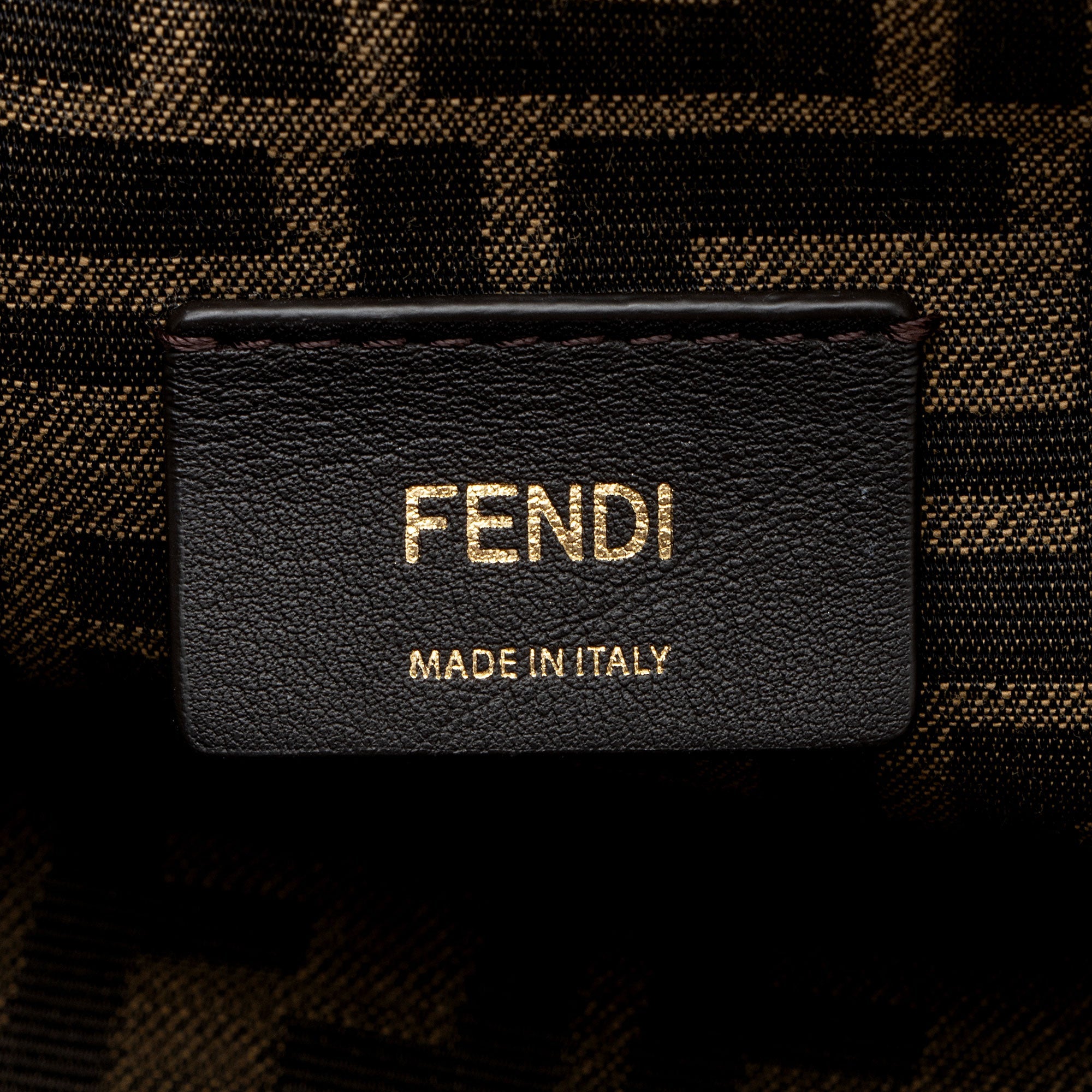 Fendi Shearling Fendi First Small Shoulder Bag