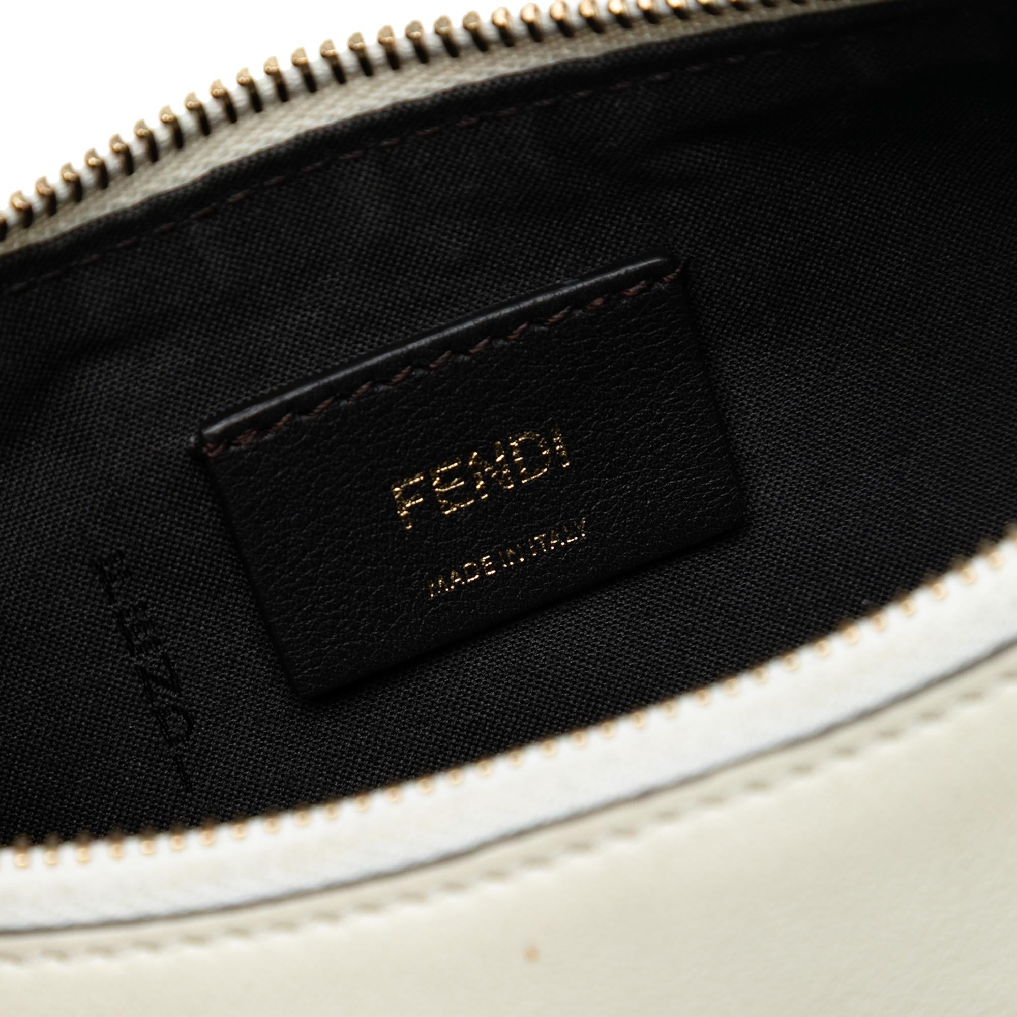 Fendi Small Leather Fendigraphy Hobo