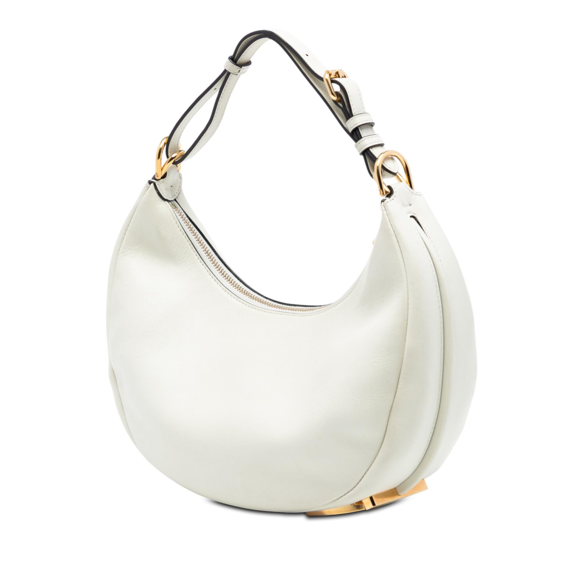 Fendi Small Leather Fendigraphy Hobo