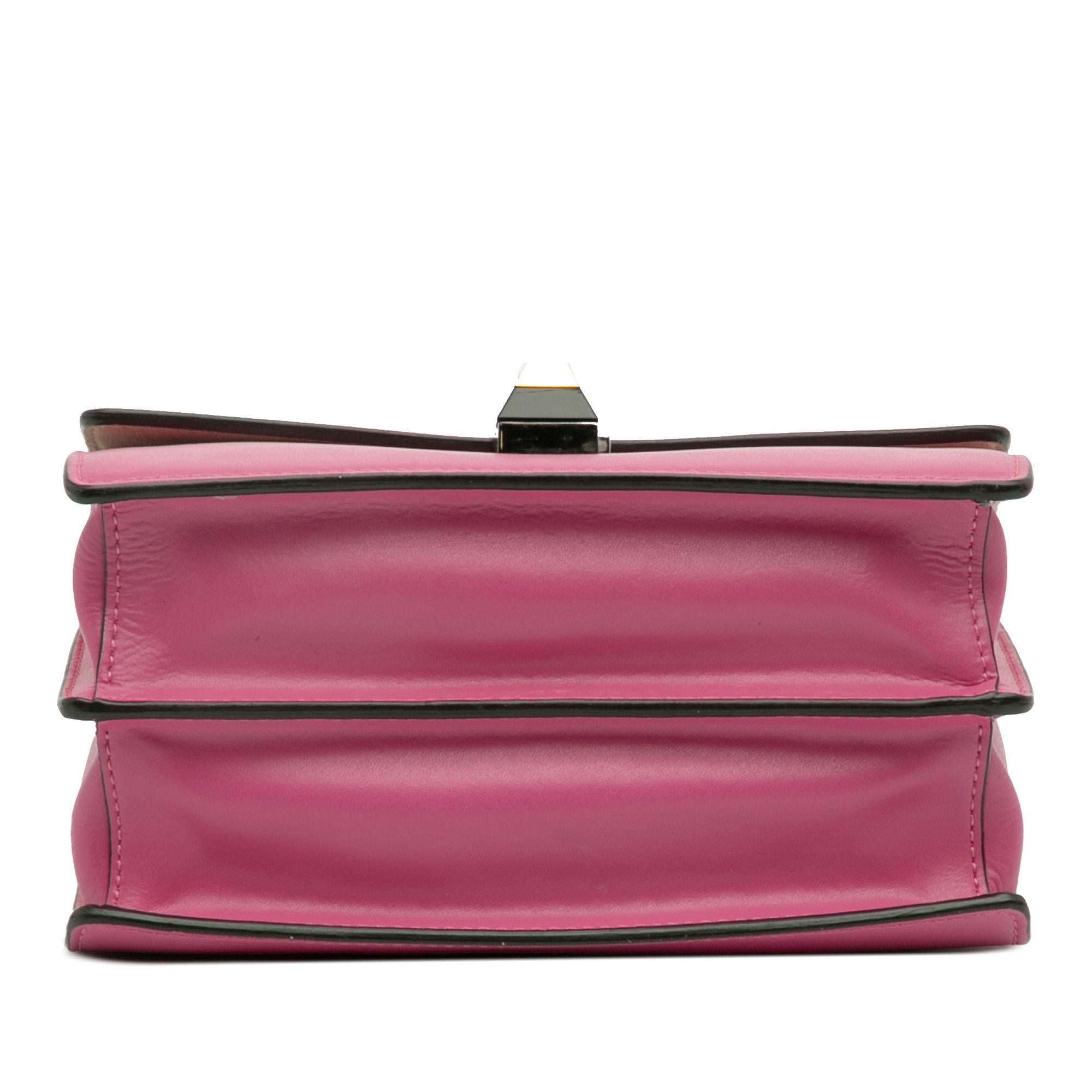 Fendi Small Leather Kan I Crossbody