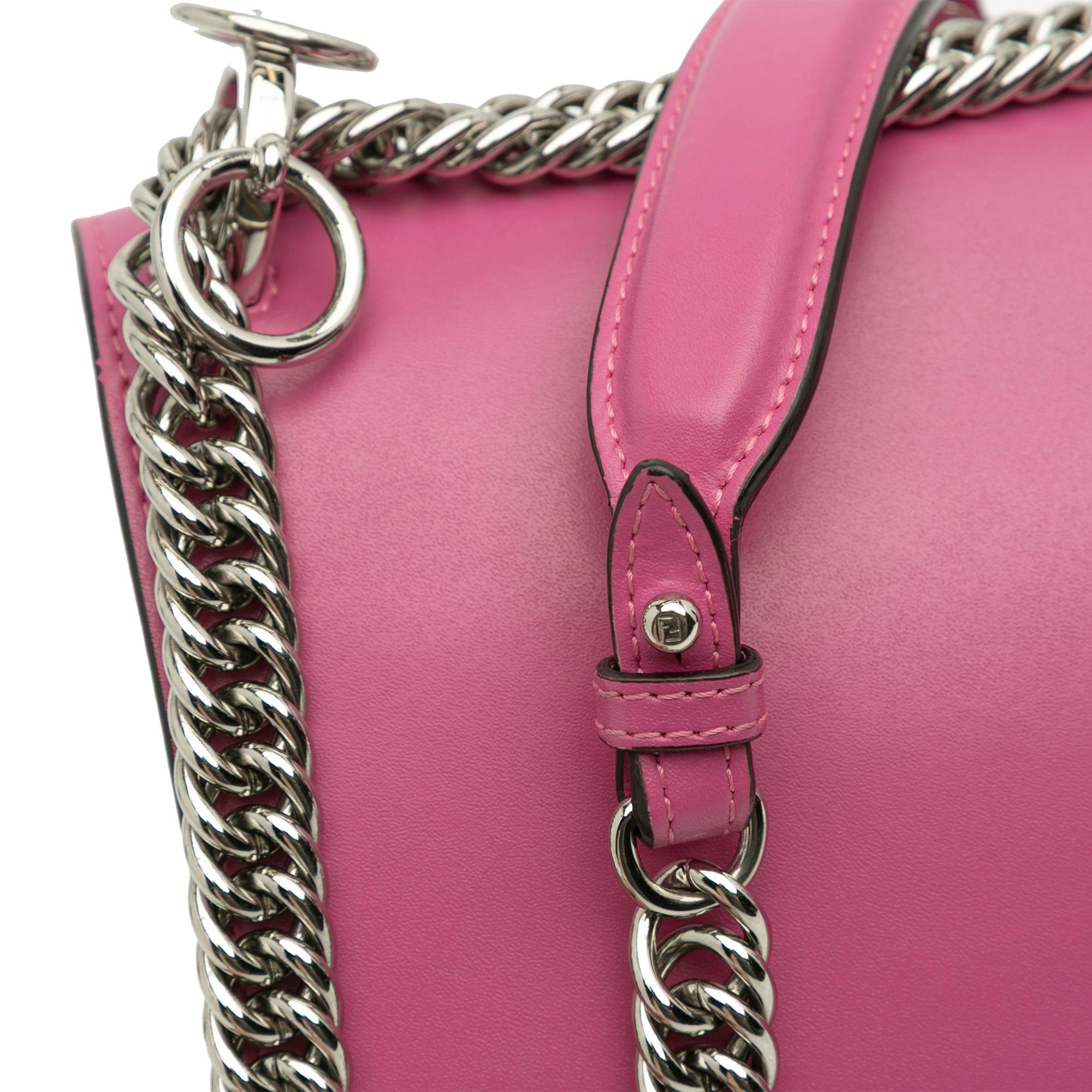 Fendi Small Leather Kan I Crossbody