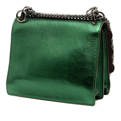 Fendi Small Leather Scalloped Kan I Crossbody