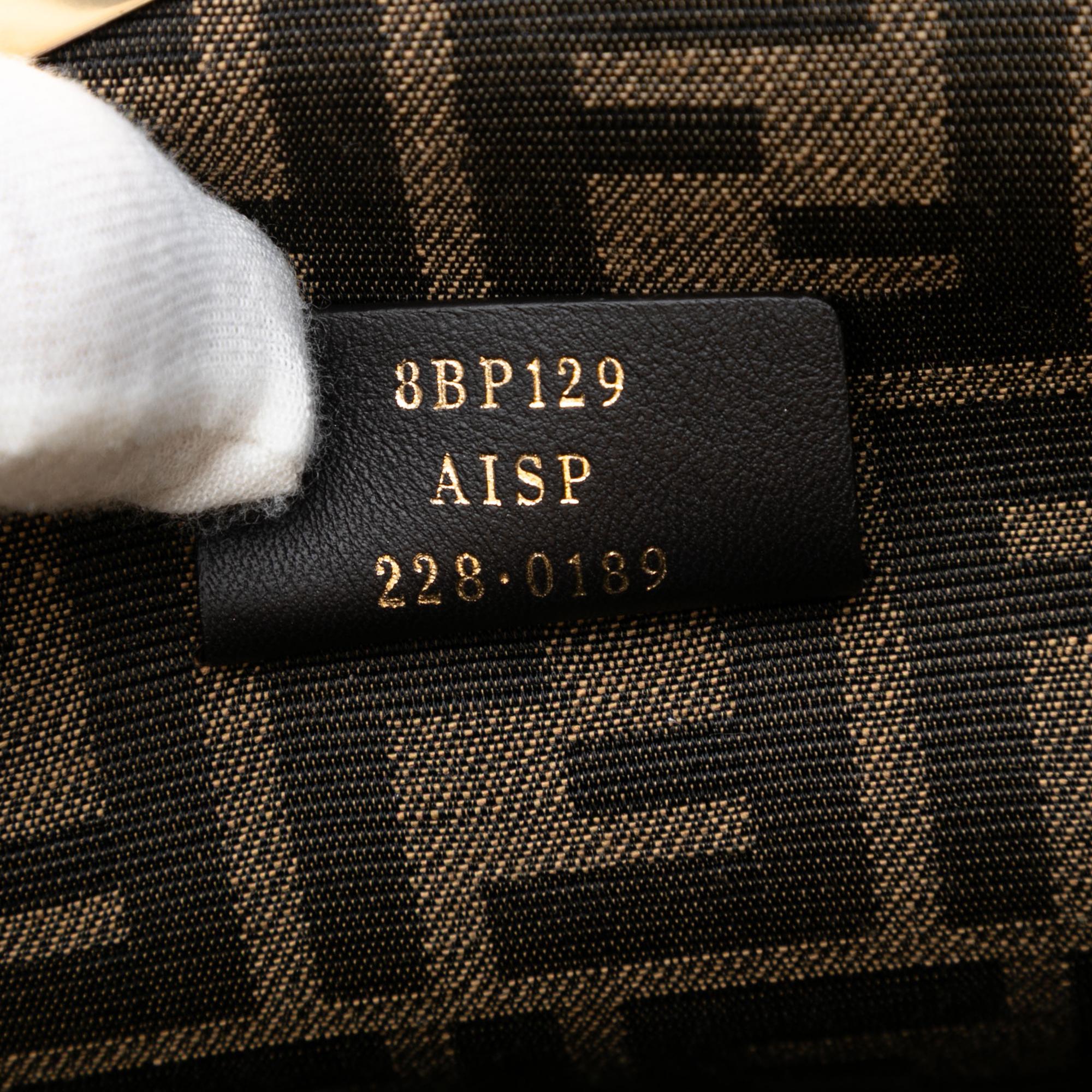 Fendi Small Metallic Nappa Fendi First Crossbody