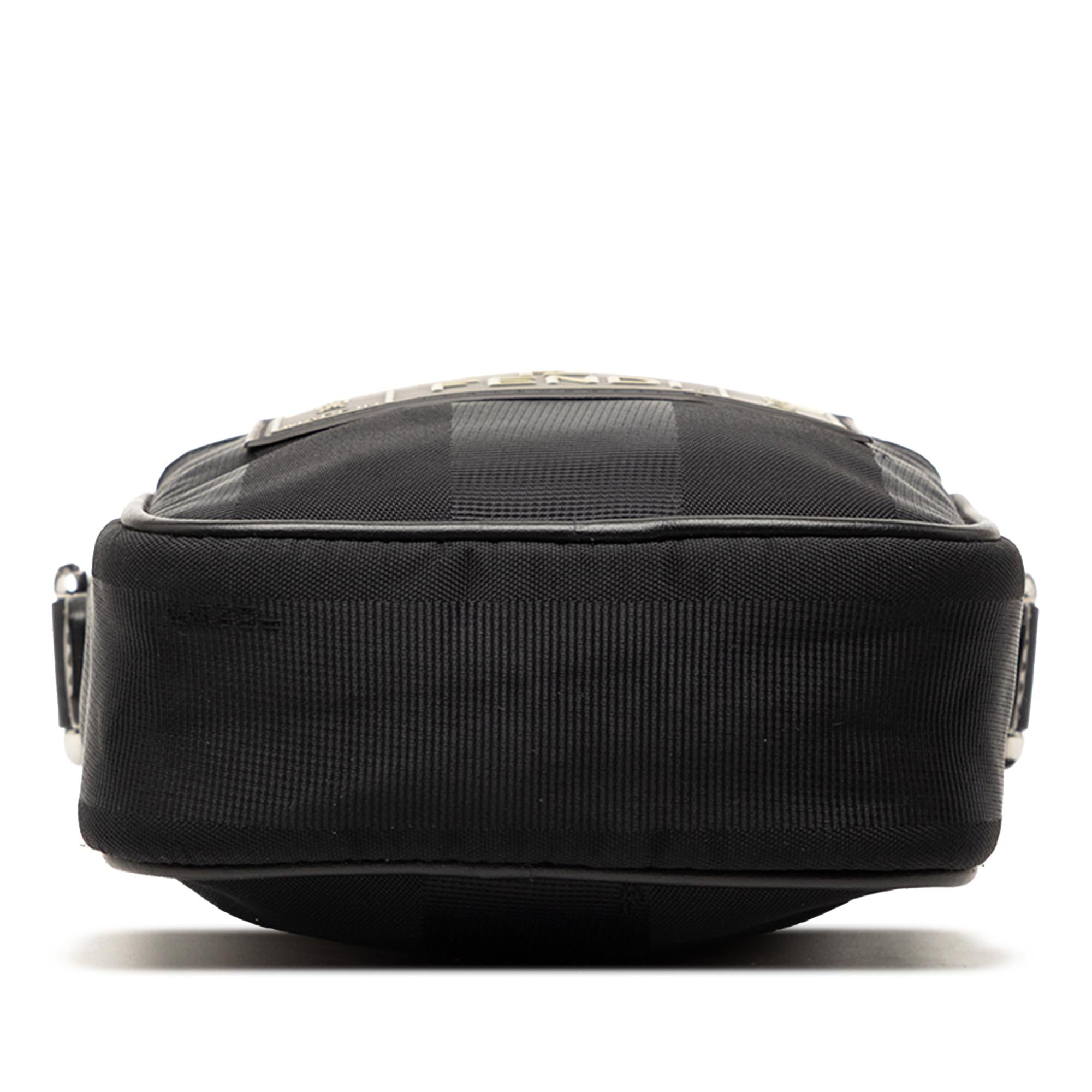 Fendi Small Pequin Nylon Roma Amor Messenger Bag