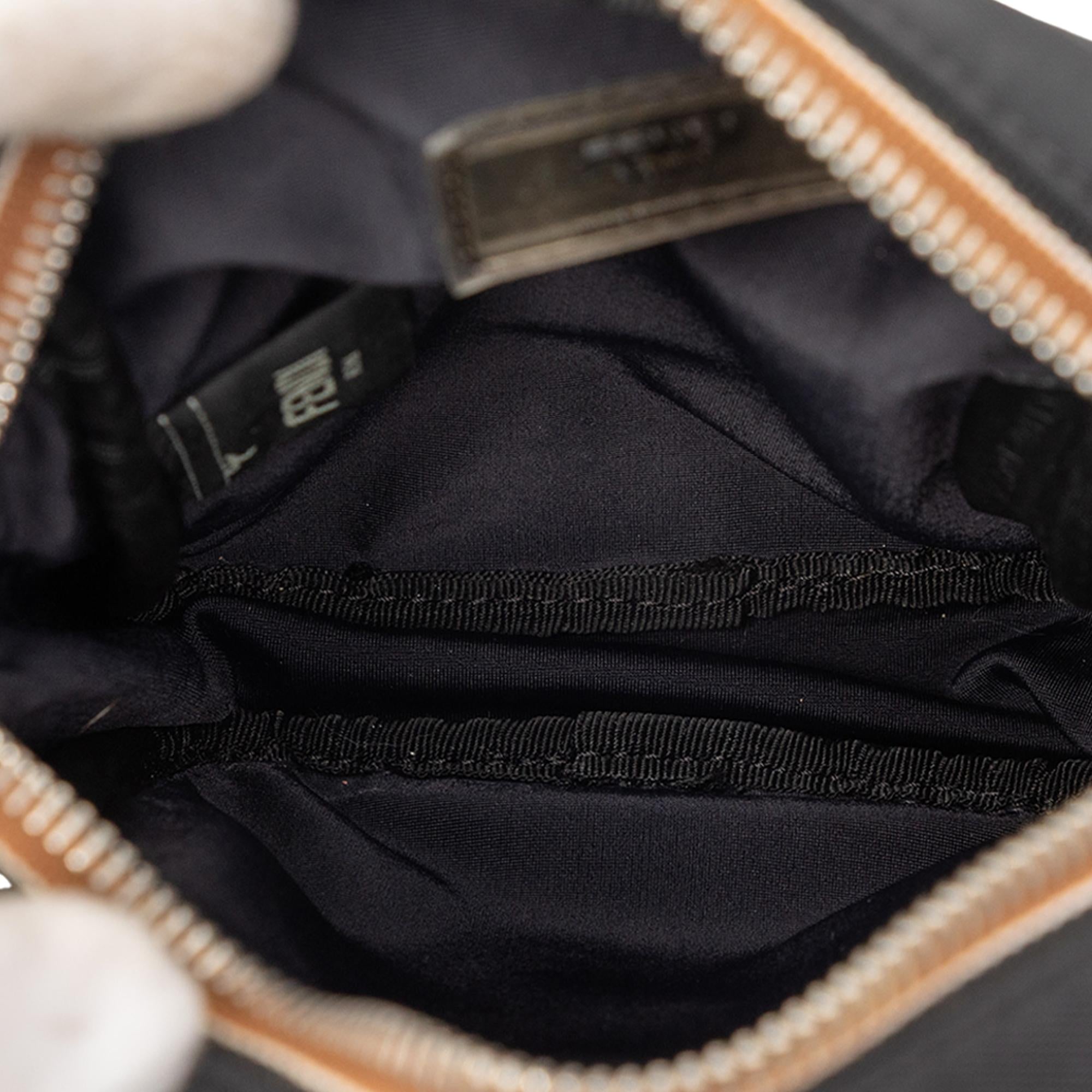 Fendi Small Pequin Nylon Roma Amor Messenger Bag