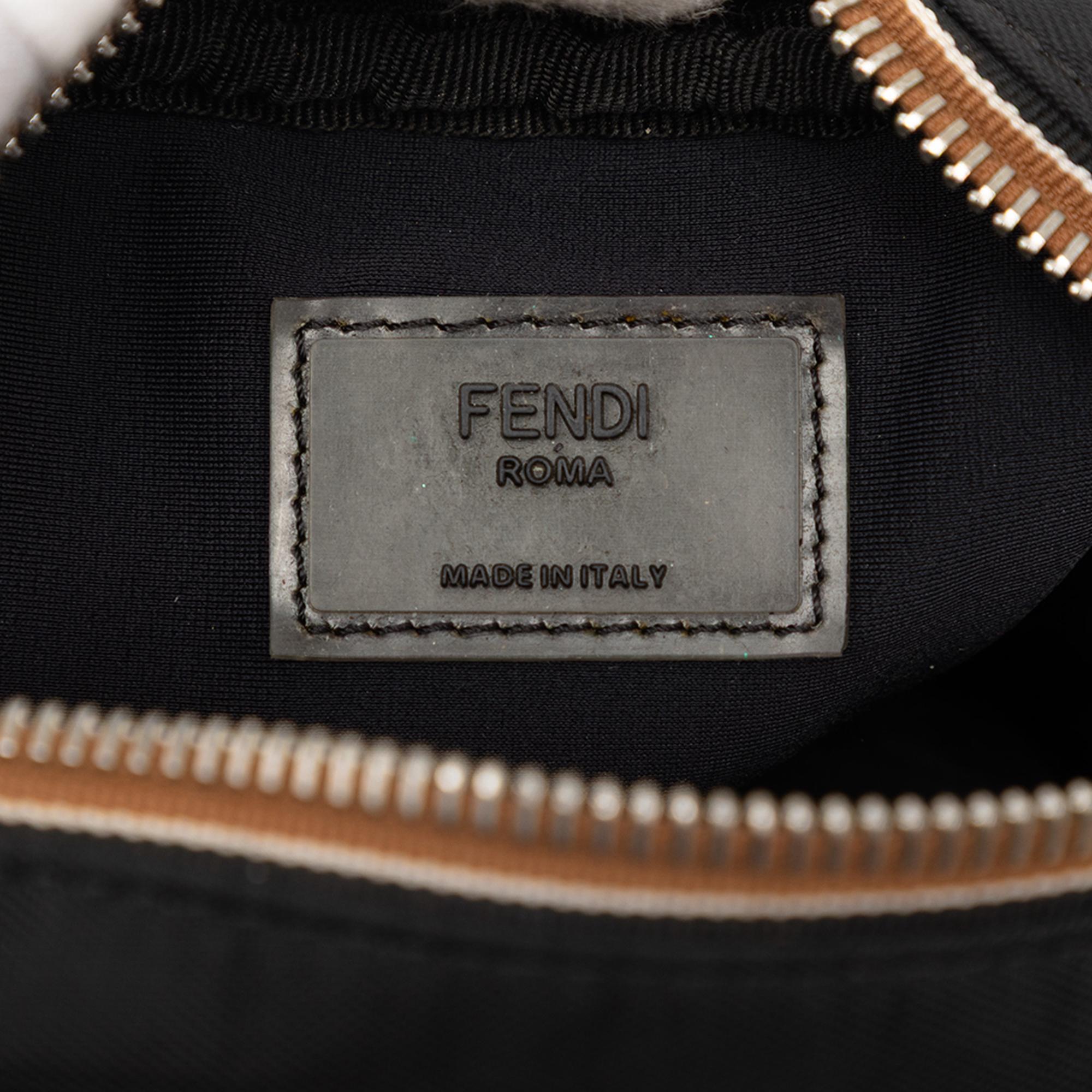 Fendi Small Pequin Nylon Roma Amor Messenger Bag