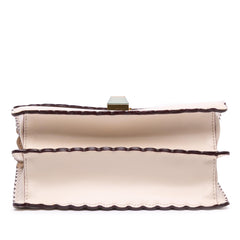 Fendi Small Scalloped Leather Kan I Crossbody