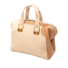 Fendi Small Tricolor Leather Chameleon Satchel