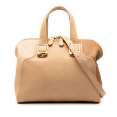 Fendi Small Tricolor Leather Colorblock Chameleon Satchel