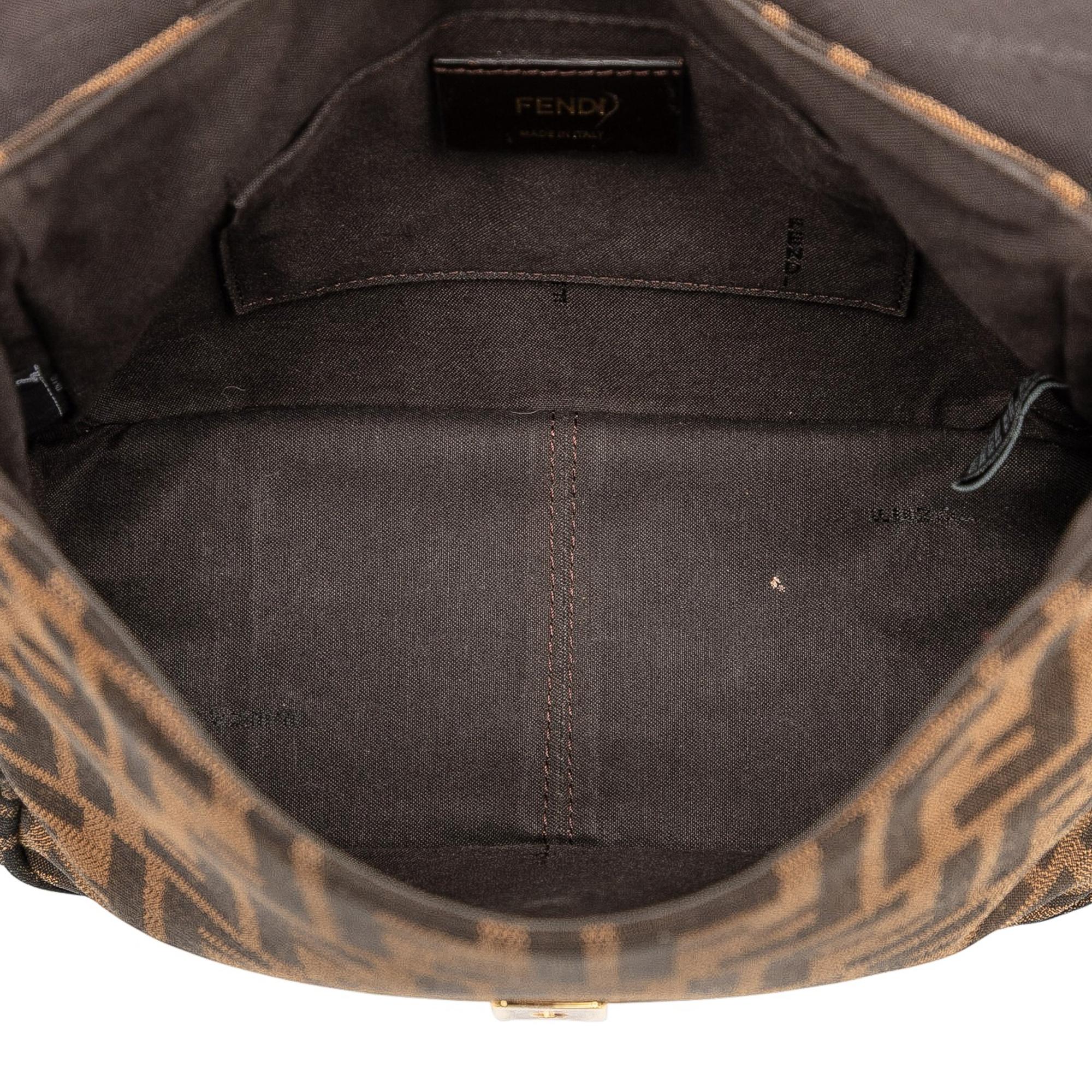 Fendi Small Zucca Canvas Artic Crossbody