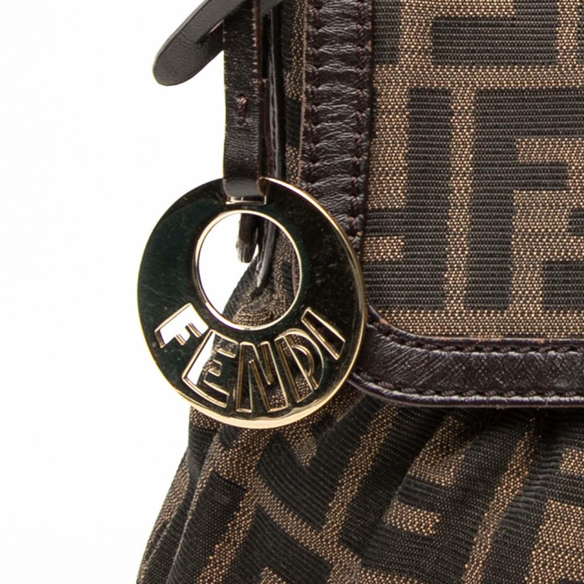 Fendi Small Zucca Canvas Chef Flap