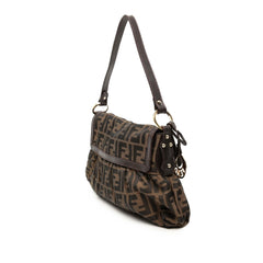 Fendi Small Zucca Canvas Chef Flap
